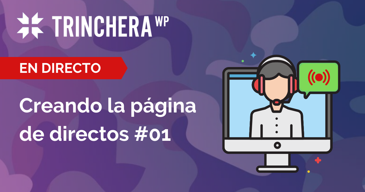 Creando la página de directos